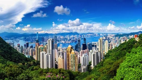 Hong Kong Victoria Harbour Landscape Image
